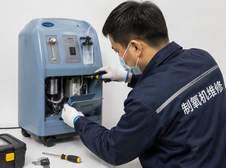 常德飞利浦伟康制氧机低氧浓度报警维修